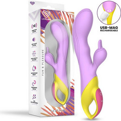 LateToBed Lilly Stimulator Δονητής Rabbit Μωβ Κίτρινος