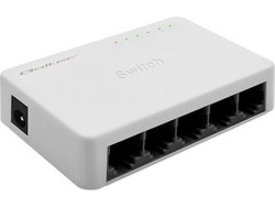 Qoltec 52245 Unmanaged L2 Switch με 5 Θύρες Ethernet 1000Mbps