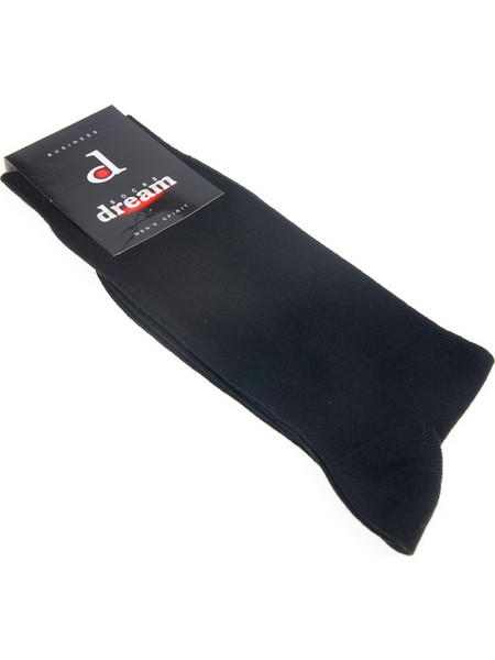 Dream Socks Ανδρικές Κάλτσες Ψηλές Μαύρες 1032