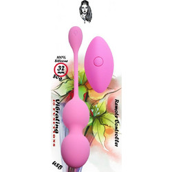 Boss Series Kegel Κολπικές Μπάλες με Δόνηση Ροζ