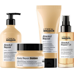 L'Oreal Serie Expert Absolut Repair Σετ Περιποίησης Μαλλιών Σαμπουάν 500ml + Conditioner 200ml + Μάσκα 250ml + Λάδι 90ml