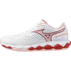 Mizuno Wave Enforce Tour 2 Γυναικεία Αθλητικά Παπούτσια για Τένις Λευκά Κόκκινα 61GC2604-62