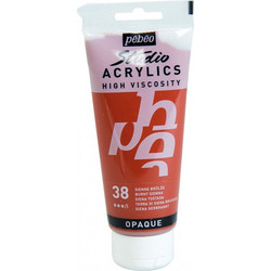 Pebeo Studio Acrylics 38 Burnt Sienna Ακρυλικό Χρώμα Ζωγραφικής 100ml