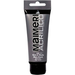 Maimeri 540 Mars Black Ακρυλικό Χρώμα Ζωγραφικής 75ml
