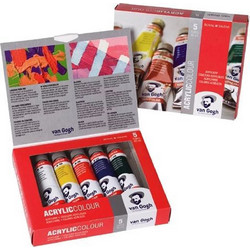 Royal Talens Van Gogh Σετ Ακρυλικά Χρώματα Ζωγραφικής 40ml 5τμχ