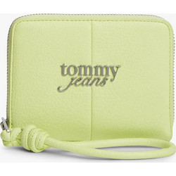Tommy Jeans Μικρό Γυναικείο Πορτοφόλι με Φερμουάρ Lime AW0AW18446-LT9