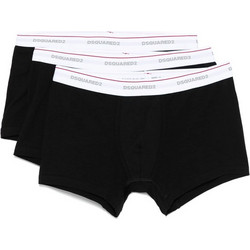Dsquared2 Ανδρικά Μποξεράκια Σετ 3Pack Μαύρα DCX310060-113