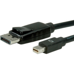 Roline Καλώδιο DisplayPort 1.1 to Mini DisplayPort Male 5m Black 11.04.5637