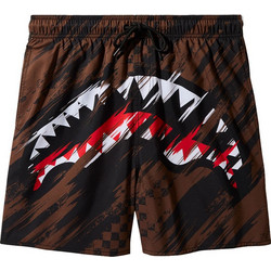 Sprayground Ανδρικό Μαγιό Βερμούδα με Σχέδια Καφέ 910SWM2051