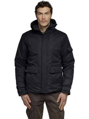 Devergo Ανδρικό Μπουφάν Χειμωνιάτικο Puffer Μαύρο 1D25FW3006KA1600