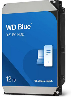 Western Digital Blue 12TB HDD Σκληρός Δίσκος 3.5" SATA 3 7200rpm με 512MB Cache WD120EAGZ