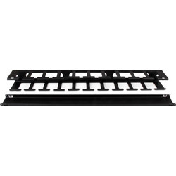 StarTech CMDUCT1UX Οδηγός Καλωδίων για Καμπίνες Rack Μεταλλικός 1U 19" 482.6x60.96x48.26mm