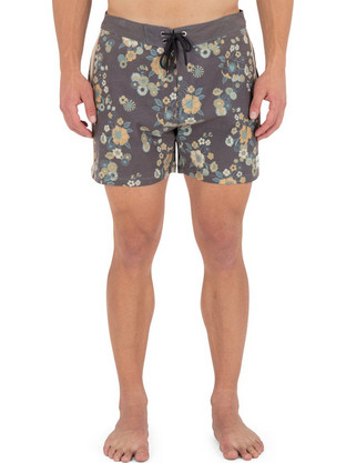 Hurley Ανδρικό Μαγιό Σορτς με Σχέδια Ανθρακί MMBS09031-001