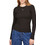 Tommy Hilfiger Γυναικείο Χειμερινό Top Ριπ Μαύρο DW0DW17387-BDS
