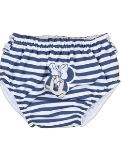 Prenatal Minnie Mouse Βρεφικό Μαγιό Πάνα για Κορίτσι Λευκό Μπλε 1572592