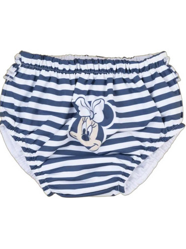 Prenatal Minnie Mouse Βρεφικό Μαγιό Πάνα για Κορίτσι Λευκό Μπλε 1572592