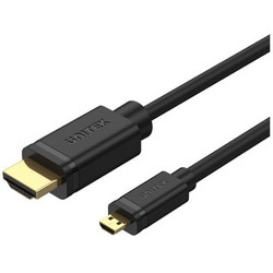 Unitek Καλώδιο HDMI 2.0 HDMI Male to Micro HDMI Male 2m Black Y-C182