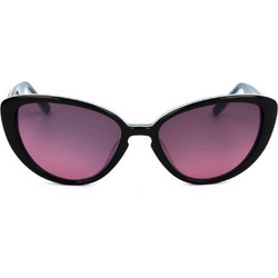 Derek Lam Phoe Γυναικεία Γυαλιά Ηλίου Cat Eye Κοκάλινα Μαύρα με Μωβ Φακό