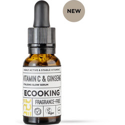 Ecooking Vitamin C & Ginseng Vitalising Glow Serum Προσώπου για Λάμψη με Βιταμίνη C 20ml