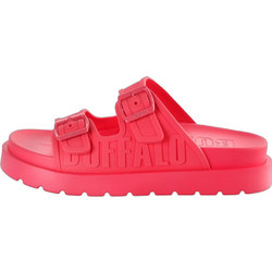 Buffalo Γυναικείες Παντόφλες Καλοκαιρινές Flatforms Κόκκινες BUF1602169