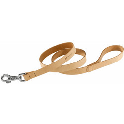 Ferplast Natural Λουρί Σκύλου Δερμάτινο 1.2m x 20mm Μπεζ