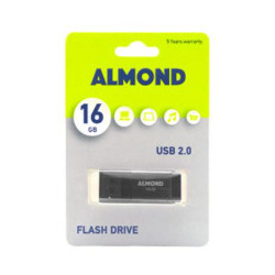Almond Prime 16GB USB Stick 2.0 με USB-A Μαύρο