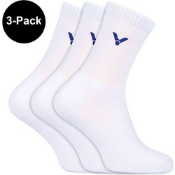 Victor Ανδρικές Κάλτσες Ψηλές Λευκές 3Pack 173900