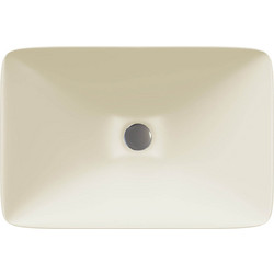 Sanitec Aktis 283 Επικαθήμενος Νιπτήρας Μπάνιου 60.5x38.5x9cm Μπεζ 152-283OCRA