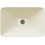Sanitec Aktis 283 Επικαθήμενος Νιπτήρας Μπάνιου 60.5x38.5x9cm Μπεζ 152-283OCRA