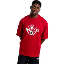 Jordan Globe Oversized Ανδρικό Αθλητικό T-Shirt Κόκκινο IQ0829-687