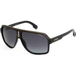 Carrera CA1001S 2M29O Ανδρικά Γυαλιά Ηλίου Μάσκα Κοκάλινα Μαύρα με Μαύρο Φακό