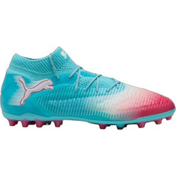 Puma Future 8 Ultimate ReCharge MG 108758-01 Ποδοσφαιρικά Παπούτσια με Τάπες και Καλτσάκι Τιρκουάζ Ροζ