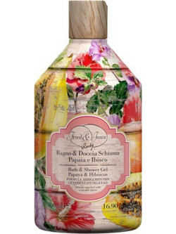 Rudy Fruit & Juice Papaya & Hibiscus Αφρόλουτρο σε Gel 500ml