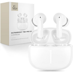 Tech-Protect Ultraboost Pro G3 Ακουστικά Bluetooth In Ear White