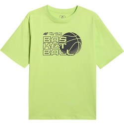 4F Παιδικό T-Shirt Κοντομάνικο Lime 4FJWSS26TFTSM1968-45S