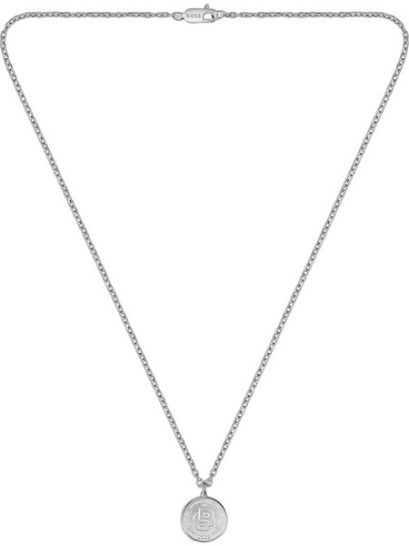 Hugo Boss Ανδρικό Κολιέ από Ατσάλι Ασημί 1580761