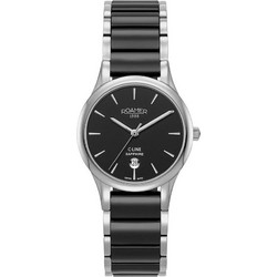 Roamer C-Line Γυναικείο Ρολόι με Μαύρο Μεταλλικό Μπρασελέ R658844415561