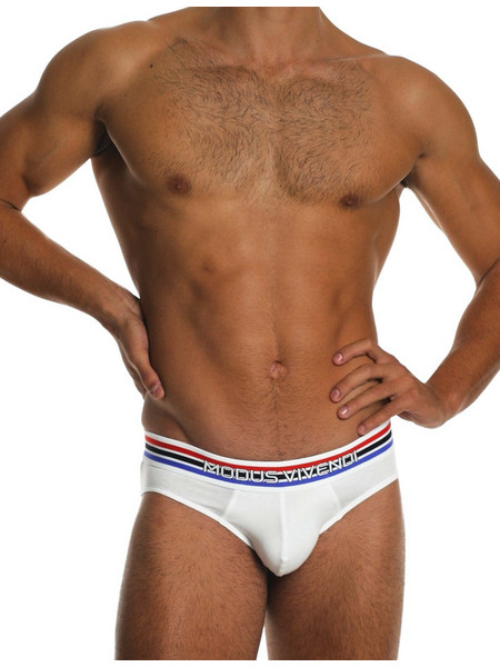 Modus Vivendi Heritage Classic Ανδρικό Σλιπ Βαμβακερό Λευκό 30516