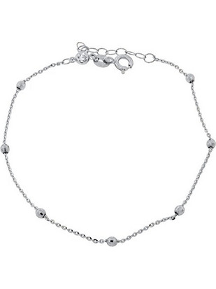 Million Diamonds Γυναικείο Βραχιόλι Αλυσίδα από Λευκόχρυσο 14K BRA21439