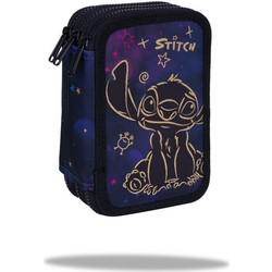 CoolPack Jumper Gold Stitch Κασετίνα Γεμάτη με 3 Θήκες Πολύχρωμη F067948