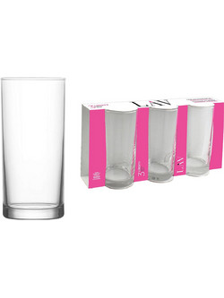 Liberty Σετ Ποτήρια Ποτού Γυάλινα 295ml 3τμχ 06514388