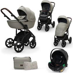 Dovadi Atta Luxe Καρότσι Μωρού 3 σε 1 Grey