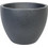 Plastona Bowl Leather Γλάστρα Στρογγυλή Ανθρακί 40x30cm