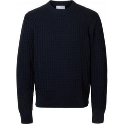 Selected Ανδρική Πλεκτή Μπλούζα Navy Μπλε 16099207