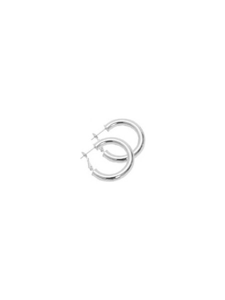 RO Accessories Γυναικεία Σκουλαρίκια Κρίκοι Ασημί E103S-25