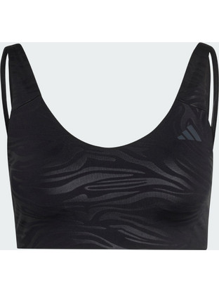 Adidas All Me Essentials Αθλητικό Μπουστάκι με Μέτρια Στήριξη Μαύρο KG1371