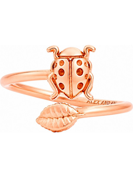 Alex and Ani Γυναικείο Δαχτυλίδι Ροζ Χρυσό A16RW03R
