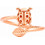 Alex and Ani Γυναικείο Δαχτυλίδι Ροζ Χρυσό A16RW03R