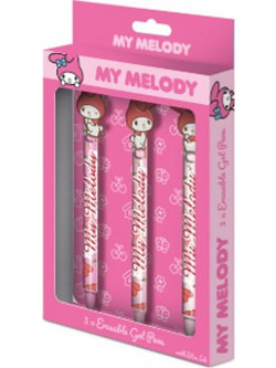 Pyramid My Melody Σετ Στυλό 3τμχ BS-880Y87