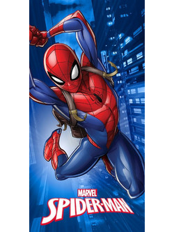 Dimcol Spider-Man 375 Παιδική Πετσέτα Θαλάσσης Microfiber Μπλε 70x140cm 54460912075